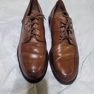 Johnston & Murphy Tan Leather Oxfords